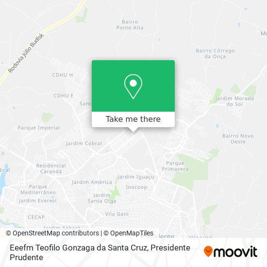 Eeefm Teofilo Gonzaga da Santa Cruz map