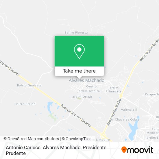 Antonio Carlucci Alvares Machado map