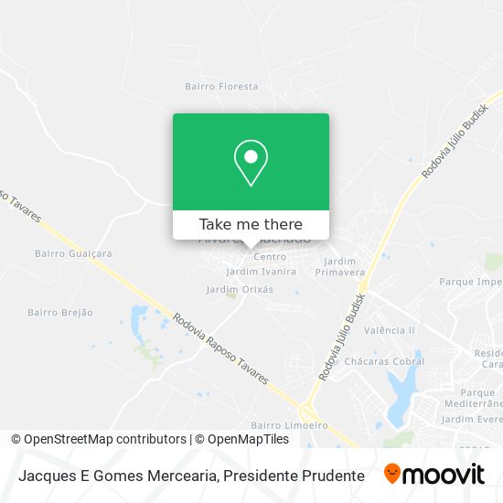 Jacques E Gomes Mercearia map