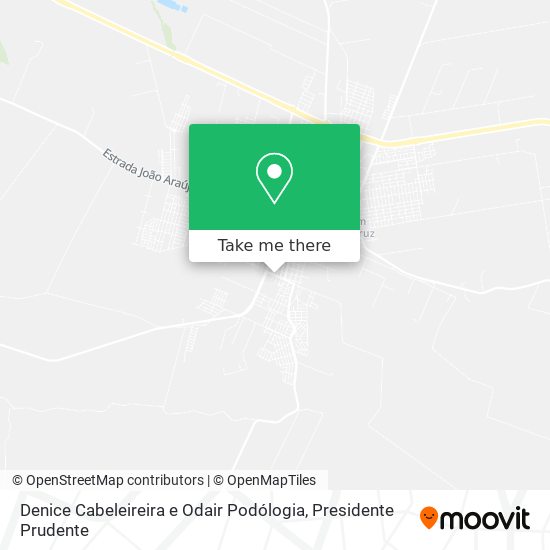 Denice Cabeleireira e Odair Podólogia map