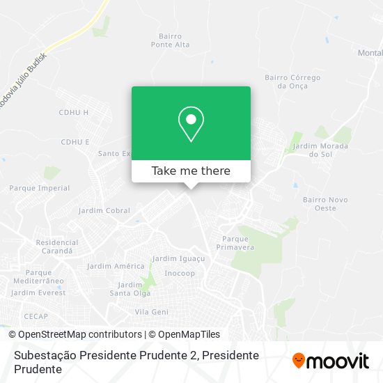 Subestação Presidente Prudente 2 map