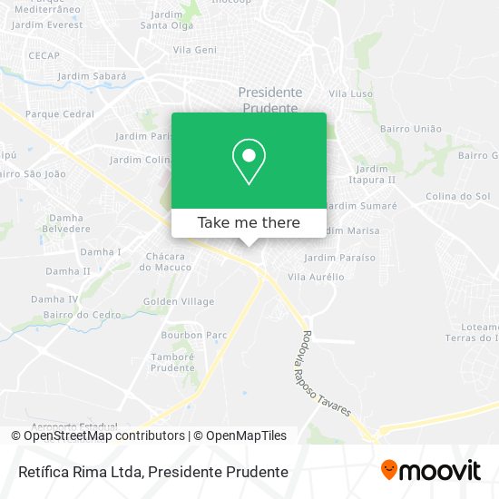 Retífica Rima Ltda map