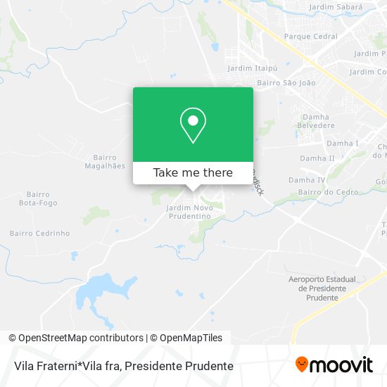 Vila Fraterni*Vila fra map