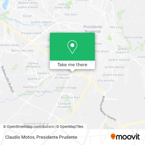 Claudio Motos map