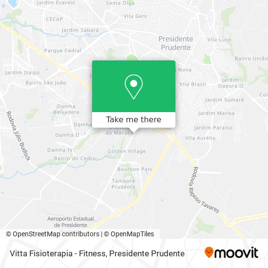 Vitta Fisioterapia - Fitness map