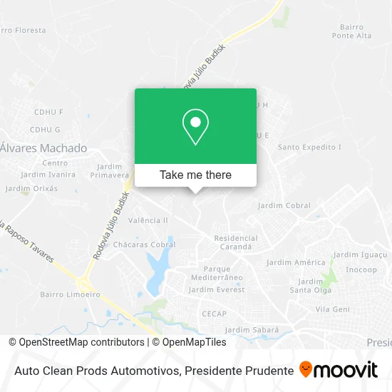 Auto Clean Prods Automotivos map
