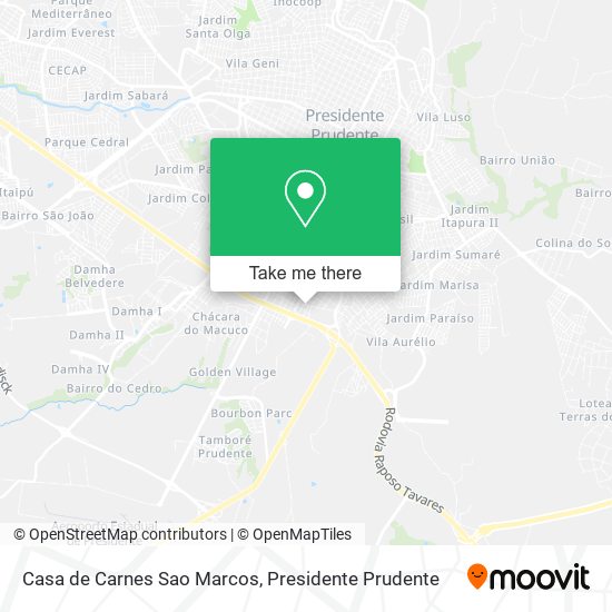 Casa de Carnes Sao Marcos map