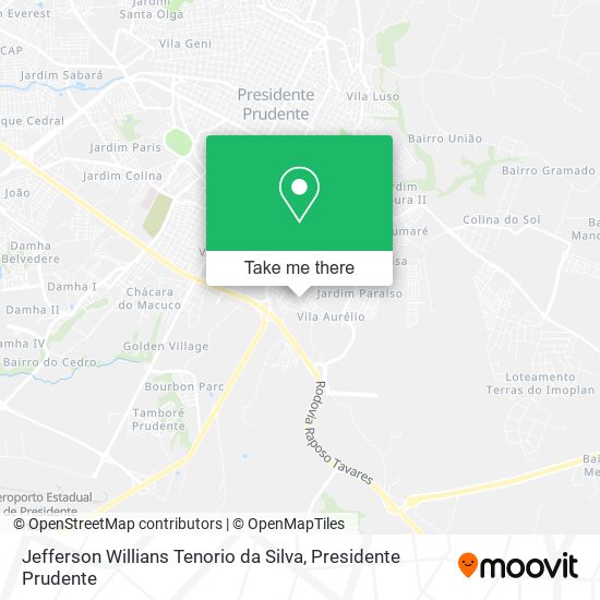 Jefferson Willians Tenorio da Silva map