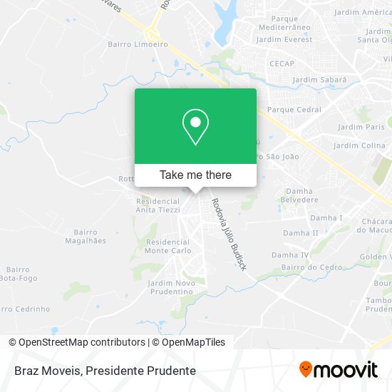Braz Moveis map