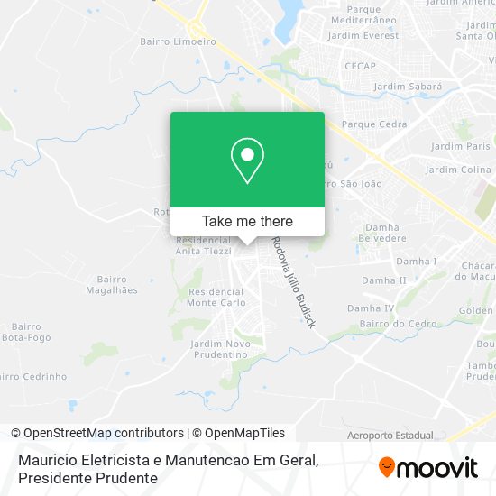 Mauricio Eletricista e Manutencao Em Geral map