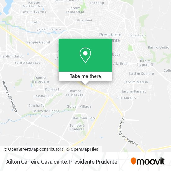 Ailton Carreira Cavalcante map