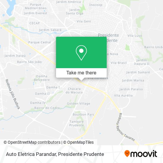 Mapa Auto Eletrica Parandar