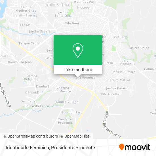 Identidade Feminina map