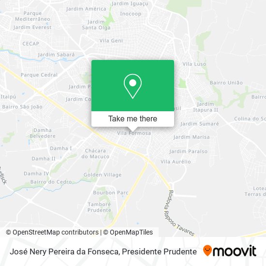 Mapa José Nery Pereira da Fonseca