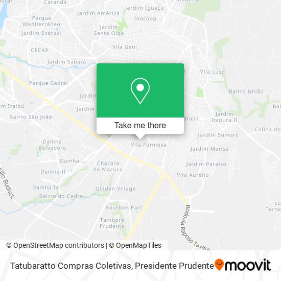 Tatubaratto Compras Coletivas map