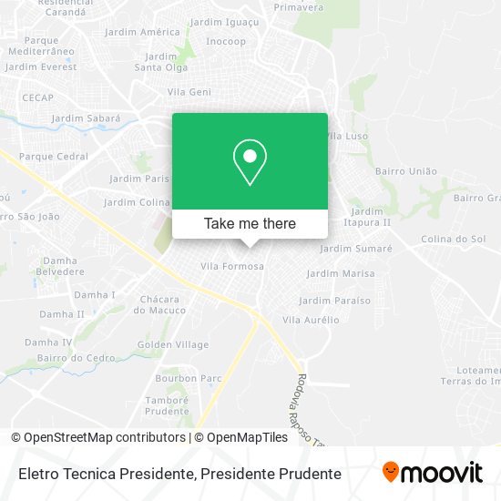 Eletro Tecnica Presidente map