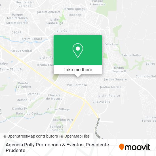 Mapa Agencia Polly Promocoes & Eventos