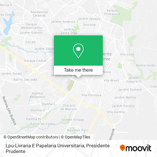 Lpu-Livraria E Papelaria Universitaria map