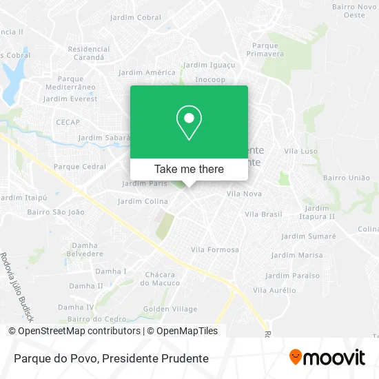 Parque do Povo map
