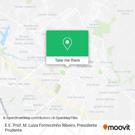 E E. Prof. M. Luiza Formozinho Ribeiro map