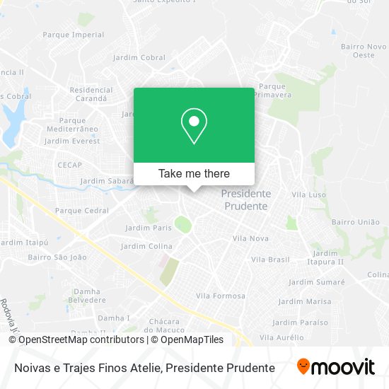 Noivas e Trajes Finos Atelie map