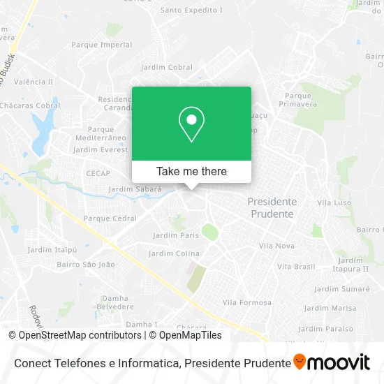 Conect Telefones e Informatica map