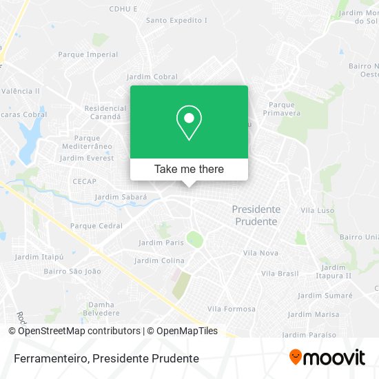 Ferramenteiro map