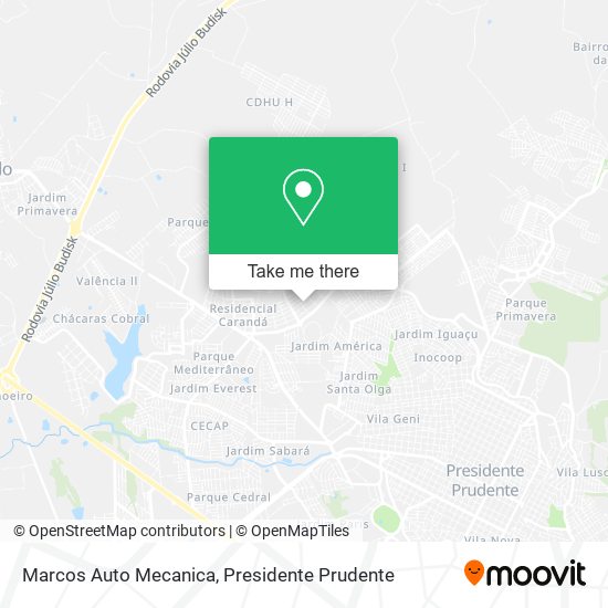 Marcos Auto Mecanica map