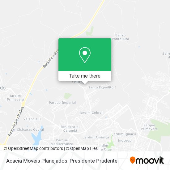 Acacia Moveis Planejados map