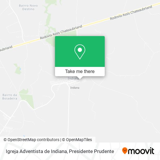 Igreja Adventista de Indiana map