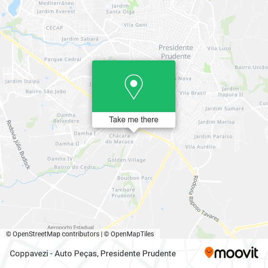 Coppavezi - Auto Peças map