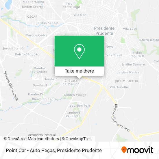 Point Car - Auto Peças map