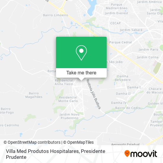 Villa Med Produtos Hospitalares map