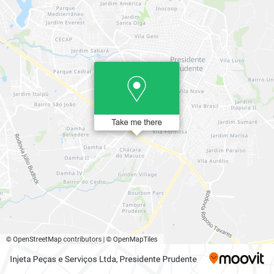 Mapa Injeta Peças e Serviços Ltda