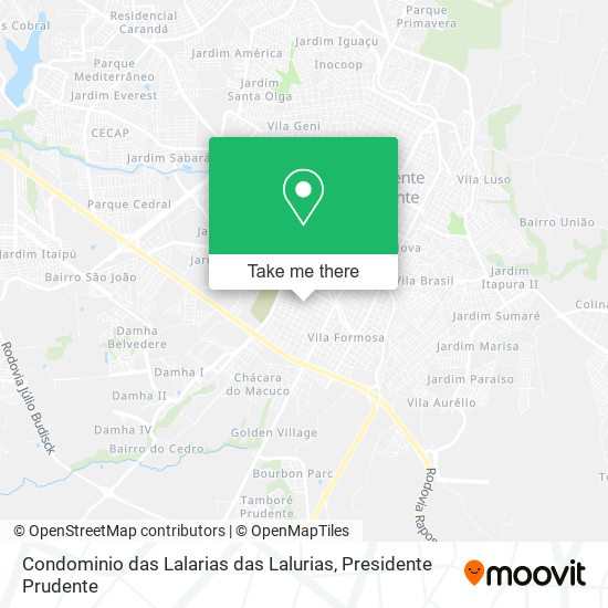 Condominio das Lalarias das Lalurias map