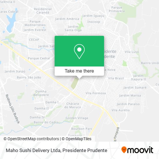 Maho Sushi Delivery Ltda map