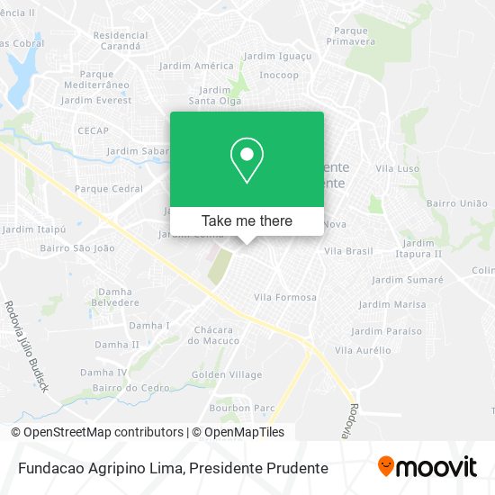 Fundacao Agripino Lima map