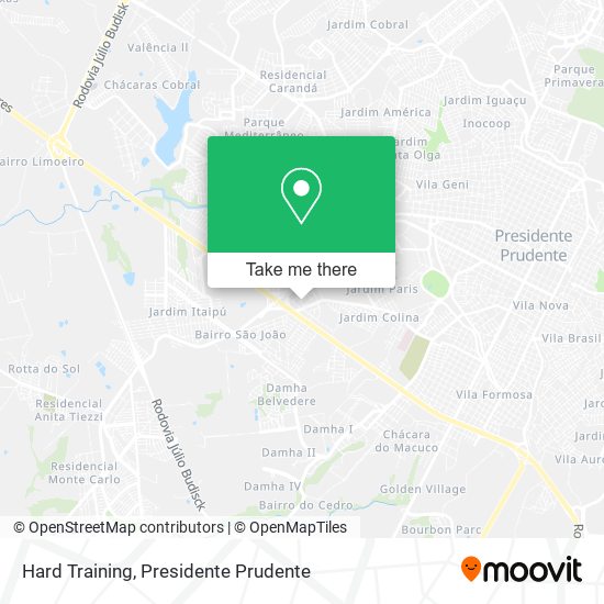Hard Training map