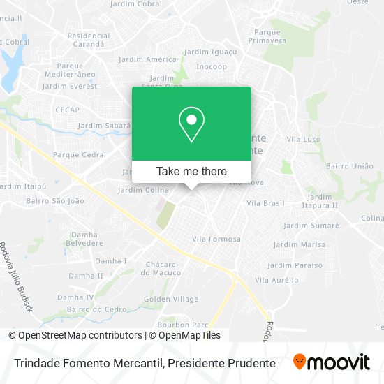 Trindade Fomento Mercantil map