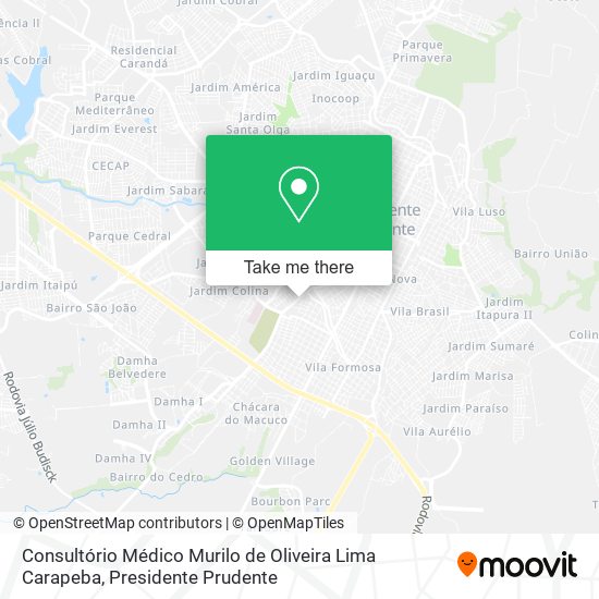 Consultório Médico Murilo de Oliveira Lima Carapeba map