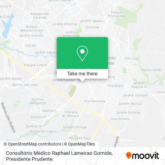 Consultório Médico Raphael Lameirao Gomide map