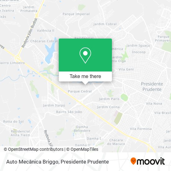 Auto Mecânica Briggo map