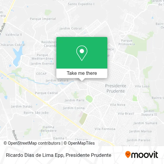 Ricardo Dias de Lima Epp map
