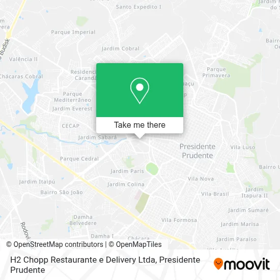 H2 Chopp Restaurante e Delivery Ltda map