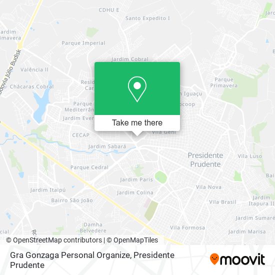 Gra Gonzaga Personal Organize map