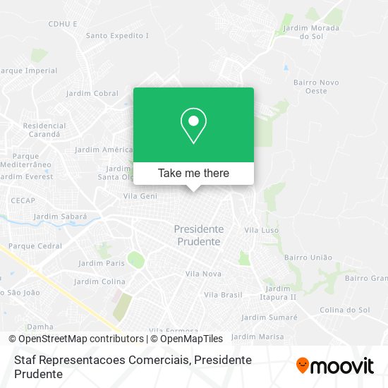 Staf Representacoes Comerciais map