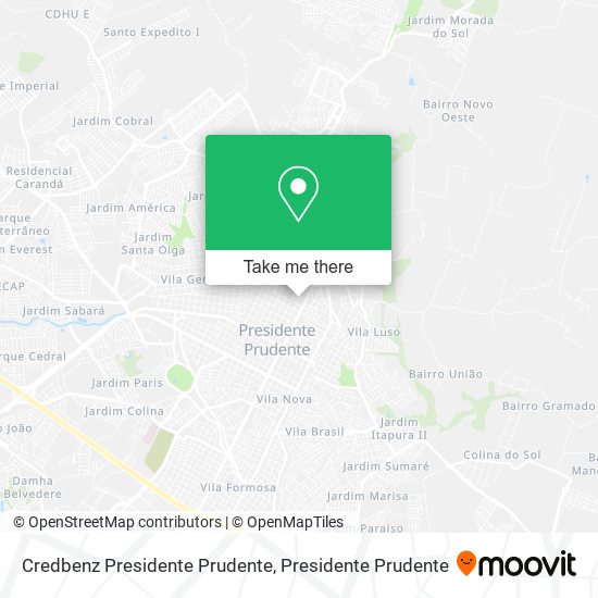 Credbenz Presidente Prudente map