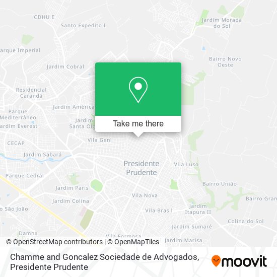 Chamme and Goncalez Sociedade de Advogados map