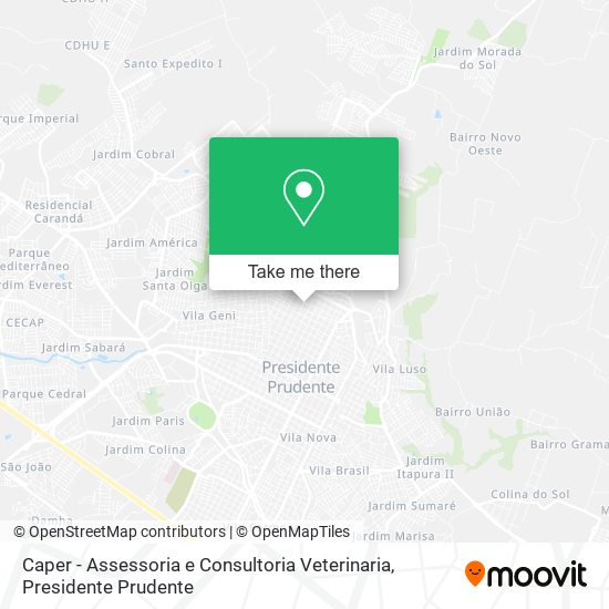Caper - Assessoria e Consultoria Veterinaria map