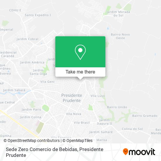 Sede Zero Comercio de Bebidas map